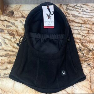 Spyder Black Winter Face Shield with Spider Logo